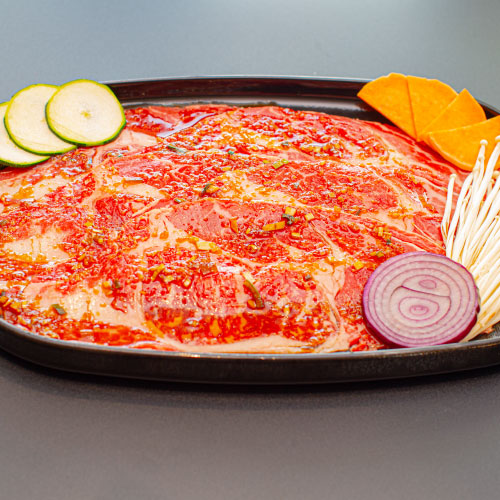 Entrecôte de boeuf mariné